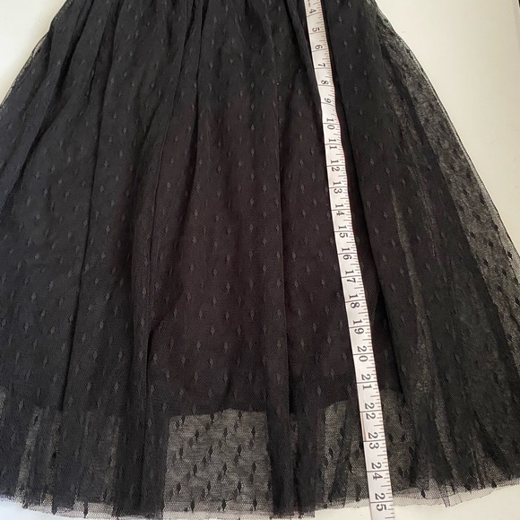 Forever 21 Black Tulle Midi Skirt – Size Small - Picture 4 of 4